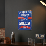 Party Animal - Buffalo Bills Embossed Metal Sign