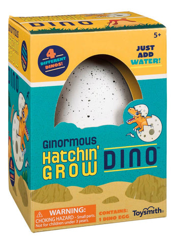 Toysmith - Ginormous Hatchin' Grow Dino Egg, Just Add Water