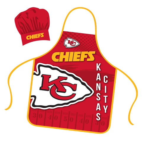 Mojo Licensing - NFL Kansas City Chiefs Apron & Hat Set