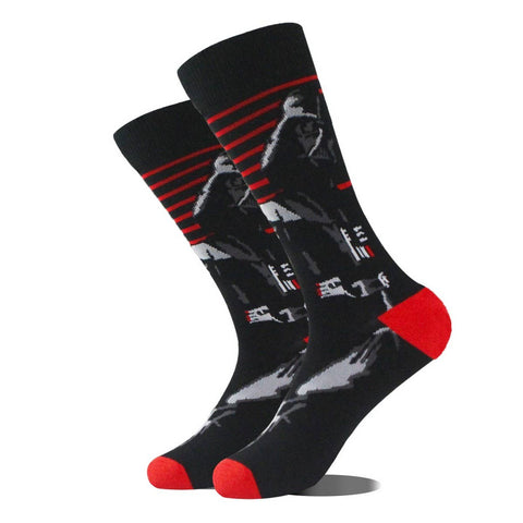 ACCITY - CARTOON STAR WARS SERIES CASUAL CREW SOCKS_CWAH1113: TYPE9 / (OS) 3