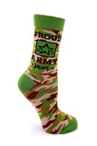 Fabdaz - Proud US ARMY Mom Women's Crew Socks