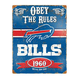 Party Animal - Buffalo Bills Embossed Metal Sign