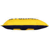 Everything Comfy - Michigan Wolverines 2 Sided Bolster Travel Pillow, 16" x 6", Made in the USA