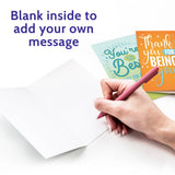 T Marie - 24 Appreciation Cards with Colorful Envelopes and Stickers
