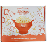 Amish Country Popcorn - Silicone Microwave Popper: Purple