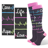 Think Medical Wholesale - Premium Compression Heal Script Socks: 94762 REG