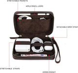 VIGOR - Travel Tech Case Leather Electronics Accessories Storage Box: 1 Bag