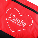 Swanson Christian Products - Tote - Nursing Is A Work Of Heart - Red