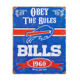 Party Animal - Buffalo Bills Embossed Metal Sign