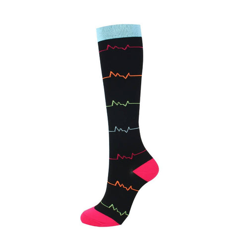 ACCITY - WOMEN'S SPORTS ELASTIC COMPRESSION SOCKS_CWMS1863: TYPE6 / (L/XL) 1