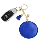 PinktownUSA - Blue Gold Padded Sorority Keychain: Black and Gold / Gold / 7 x 3.10 inches