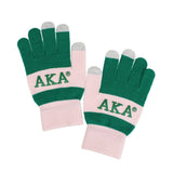 PinktownUSA - AKA Green Finger Touch and Grip Knit Winter Gloves
