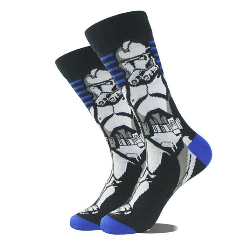 ACCITY - CARTOON STAR WARS SERIES CASUAL CREW SOCKS_CWAH1113: TYPE11 / (OS) 3