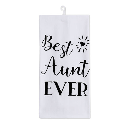 "Best Aunt Ever" Decorative Kitchen Towel