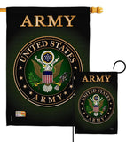 Two Group Flag Co - Army Armed Forces Military Decor Flag: Garden Flag 13" x 18.5" Only / Double Sided-Thick Fabric