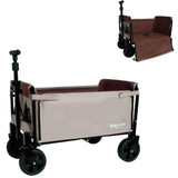 39F Inc. - All-in-one Convertible Folding Camping Wagon Cart: Beige