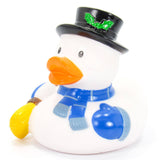 Ducks in the Window - Frosty Snowman Rubber Duck