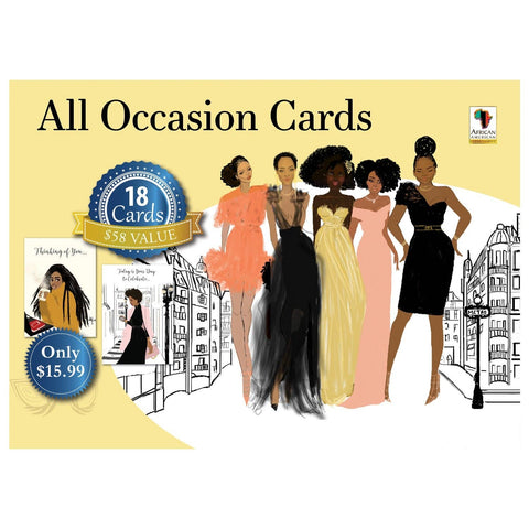 African American Expressions - AOAB740 All Occasion Cards - Sister Friends Assortment