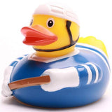 Duckshop - Hockey Blue Rubber Duck