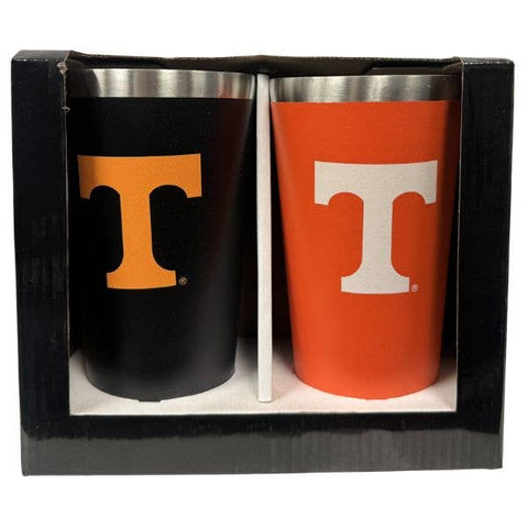 St. Louis Wholesale LLC - Tennessee Volunteers - #8701P2 - 2Pack Set 16OZ Stainless