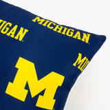 Everything Comfy - Michigan Wolverines Decorative Pillow: White / Pair