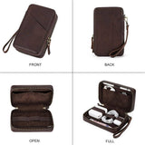 VIGOR - Travel Tech Case Leather Electronics Accessories Storage Box: 1 Bag