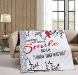 Duke Imports - "I Know That Was You" Inspirational Quilted Throw 50"x60"