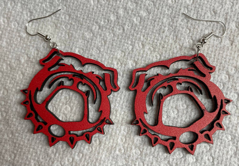 Bee Creative - Bulldog earrings