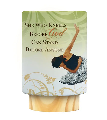 African American Expressions - She Who Kneels LED Candle