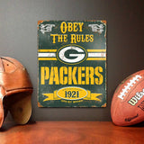 Party Animal - Green Bay Packers Embossed Metal Sign