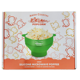 Amish Country Popcorn - Silicone Microwave Popper: Blue