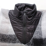 PinktownUSA - Fringe Poncho Poly Black Plaid Long Zip for Women