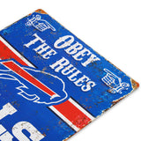 Party Animal - Buffalo Bills Embossed Metal Sign