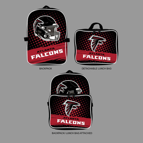 Mojo Licensing - Atlanta Falcons Backpack Lunchbox Set