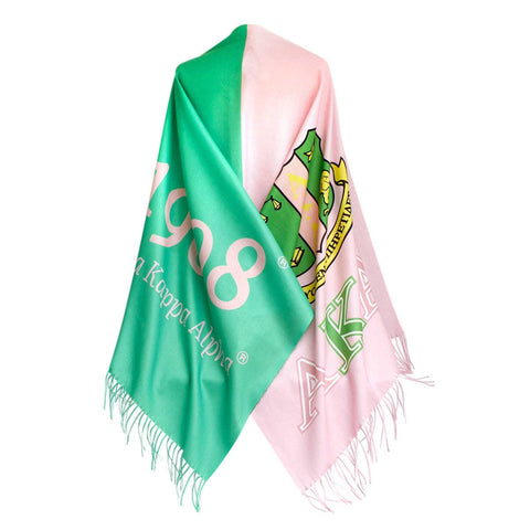 PinktownUSA AKA Sorority Fashion Shawl Scarf
