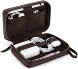 VIGOR - Travel Tech Case Leather Electronics Accessories Storage Box: 1 Bag