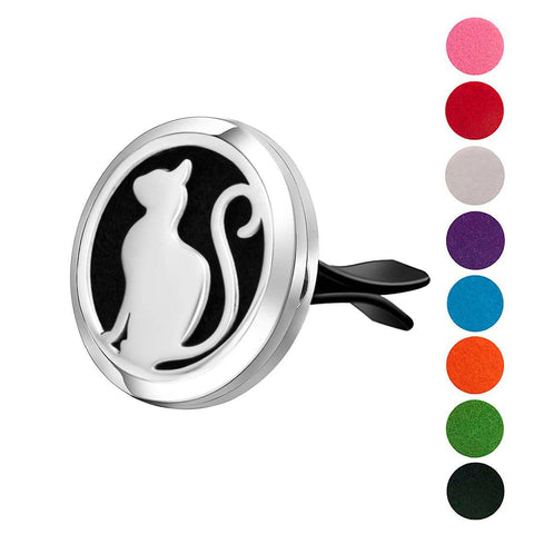 Wild Essentials - Pretty Kitty Cat Car Vent Diffuser for Essential Oils