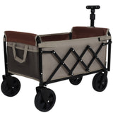 39F Inc. - All-in-one Convertible Folding Camping Wagon Cart: Beige