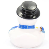 Ducks in the Window - Frosty Snowman Rubber Duck