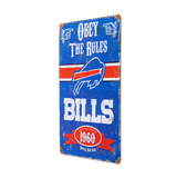Party Animal - Buffalo Bills Embossed Metal Sign