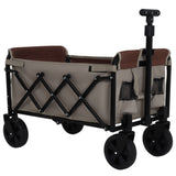39F Inc. - All-in-one Convertible Folding Camping Wagon Cart: Beige