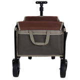 39F Inc. - All-in-one Convertible Folding Camping Wagon Cart: Beige