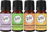 Wild Essentials - Tree Of Life Essential Oil Diffuser Necklace Set w/ 4 Oils