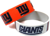 Aminco USA - NFL New York Giants Wide Bracelet, 2-Pack