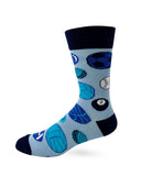 Fabdaz - Blue Balls Men's Novelty Crew Socks