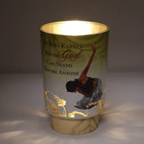 African American Expressions - She Who Kneels LED Candle