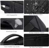 VIGOR - Luxury mens waterproof business Computer usb school backpack: 1 Back Pack Bag