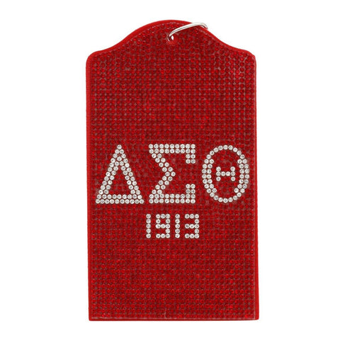 PinktownUSA - DST Red Sparkle Sorority Pride ID Badge Holder