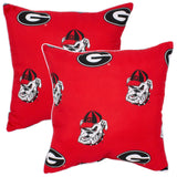Everything Comfy - Georgia Bulldogs Decorative Pillow: Single