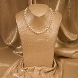 SP Sophia Collection - Elegant 16-inch 8mm Single Strand Pearl Necklace: Cream
